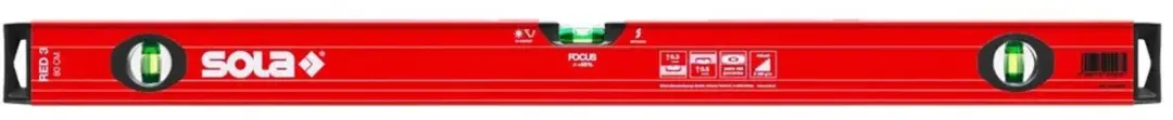Sola Waterpas Aluminium 100cm - Rood