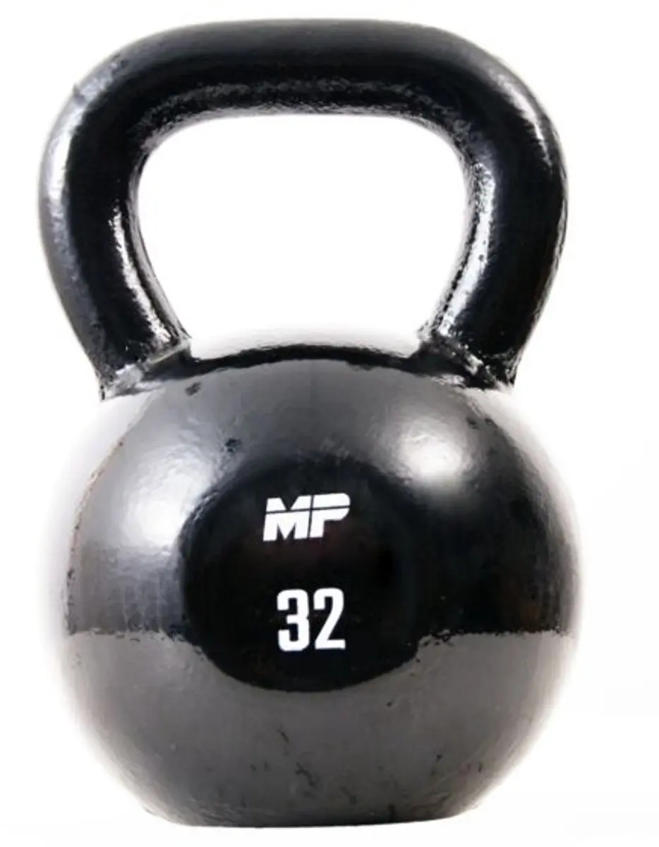 Muscle Power Kettlebell 32 kg - Zwart