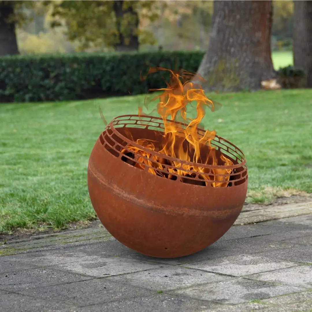Esschert Design Vuurplaats Bolvormig Roestbruin