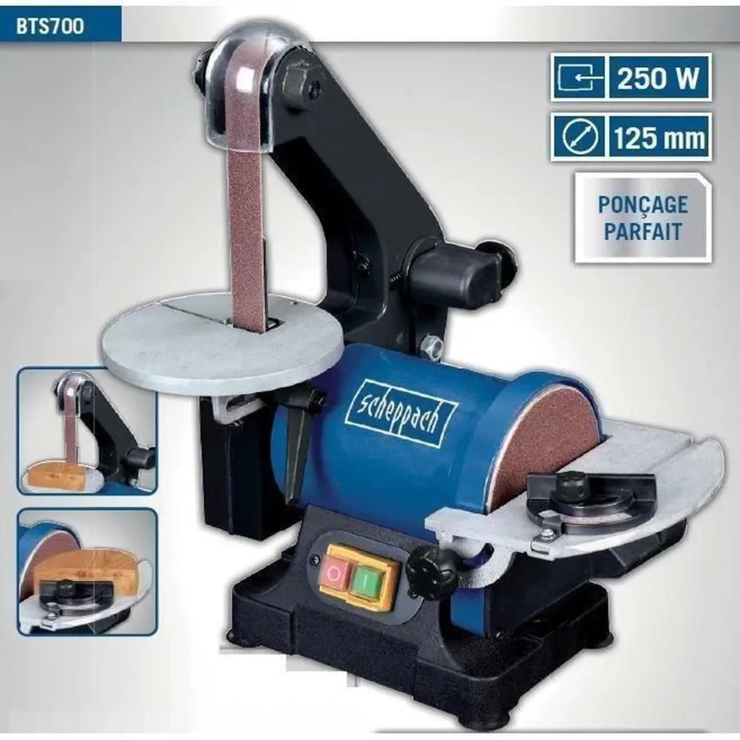 Scheppach BTS700 Band-Schijfschuurmachine 250W