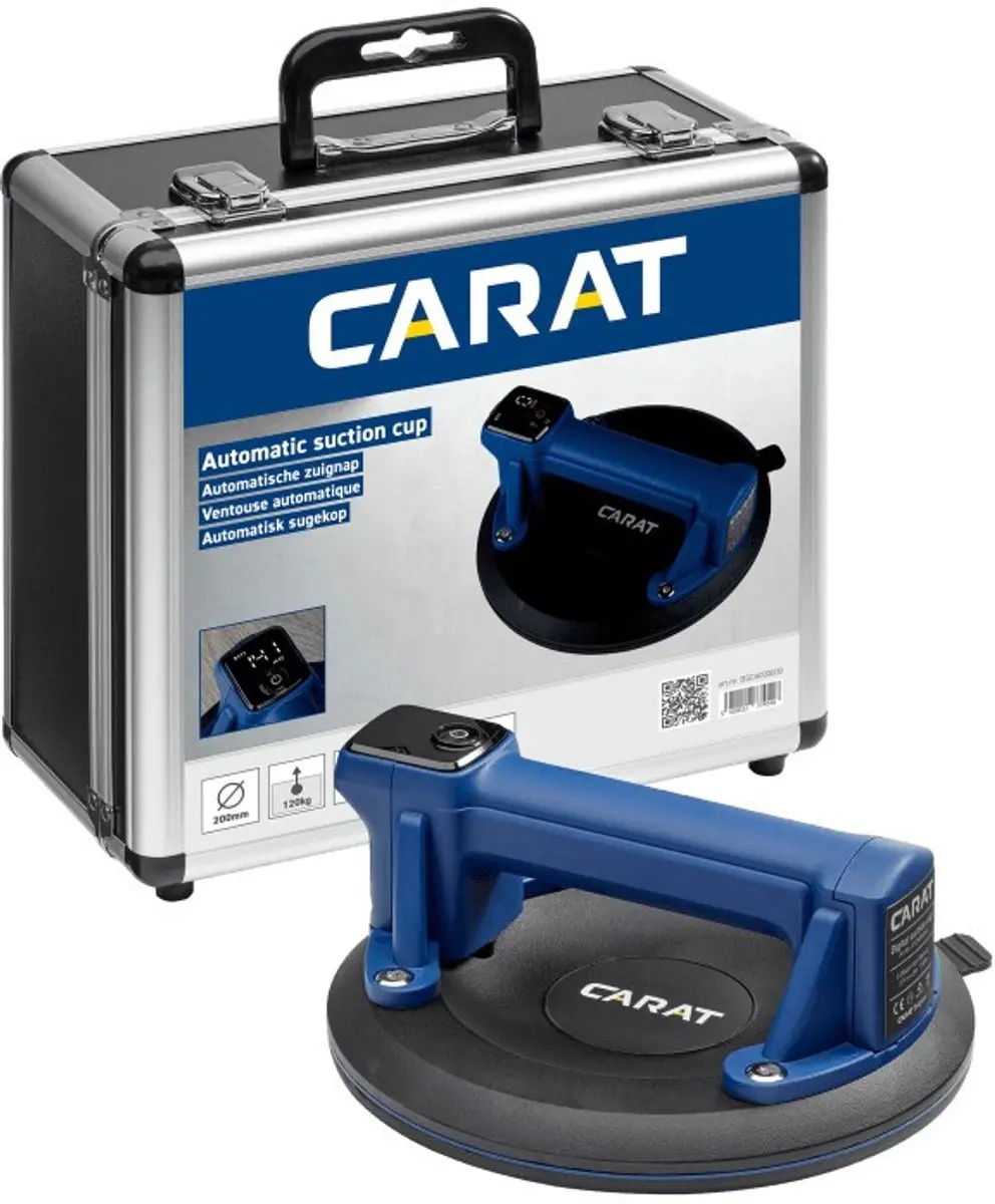 Carat Automatische Zuignap Digitaal 150kg - Blauw/Zwart - afbeelding 6 van 6