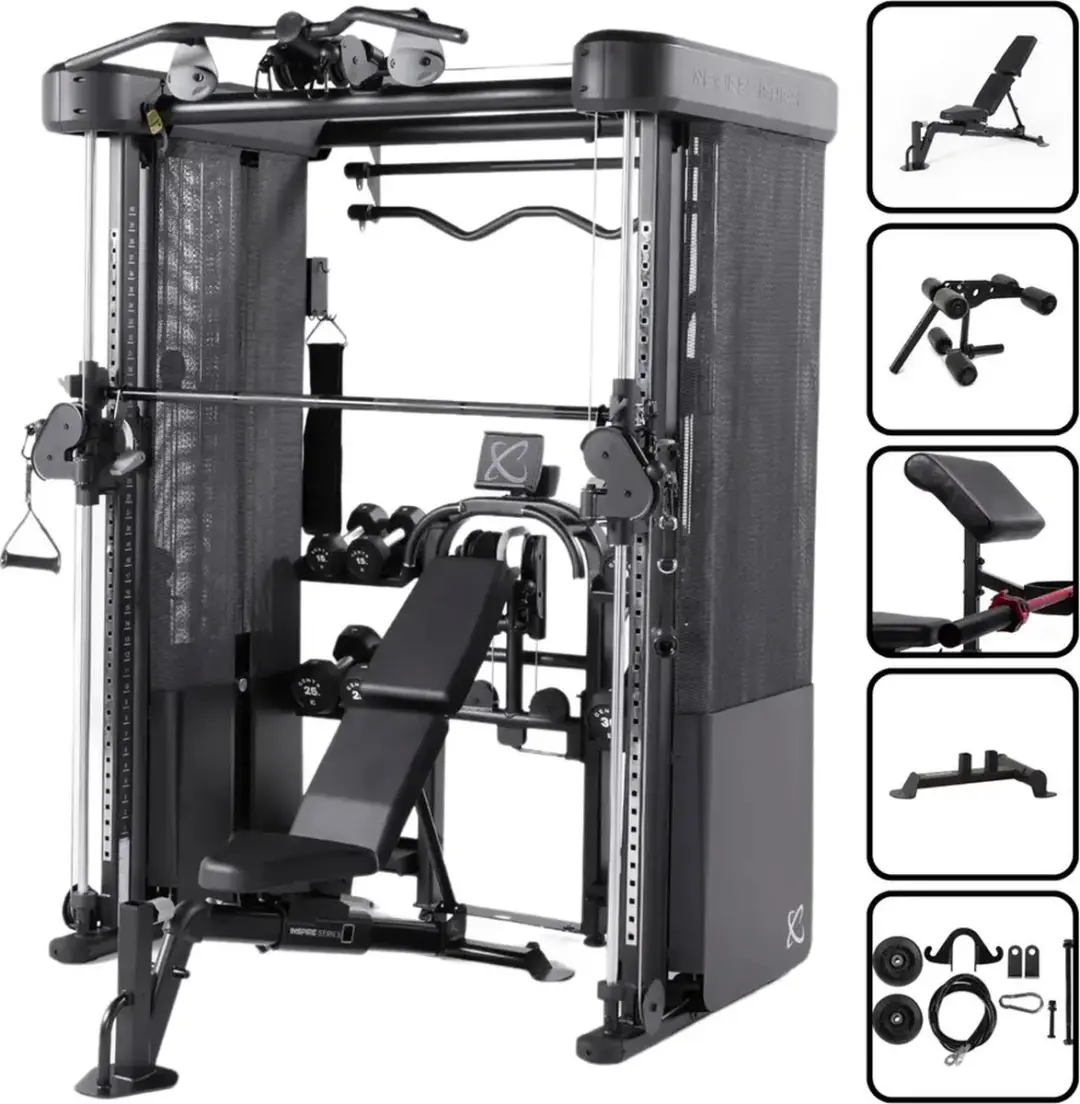 Inspire FT2 Pro Functional Trainer Krachtstation - Halterbank FID7