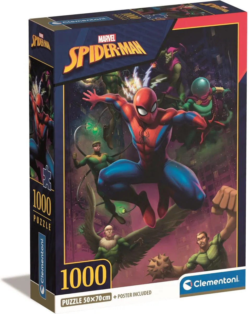 Clementoni Spider-Man Puzzel 1000 Stuks