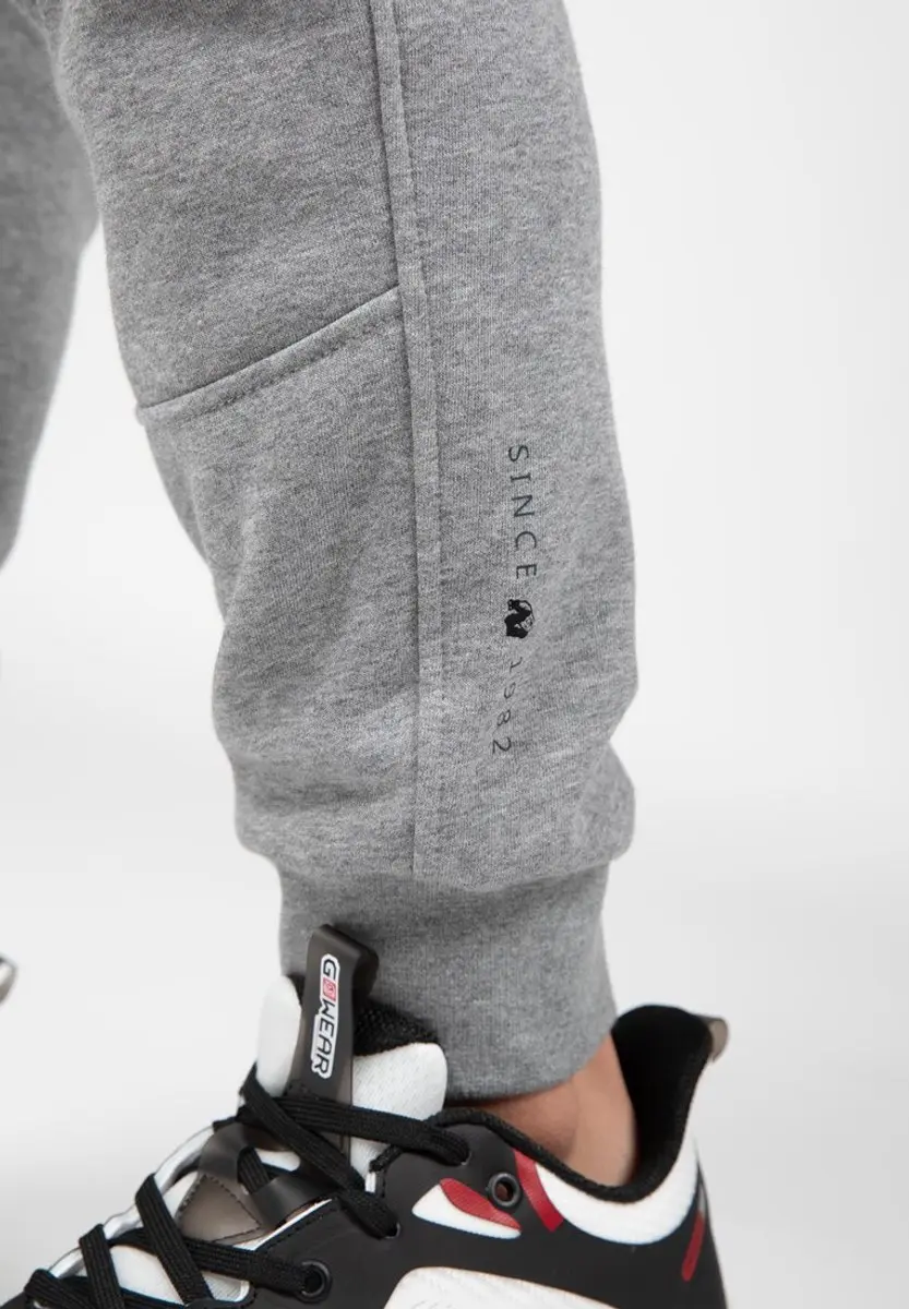 Gorilla Wear Hudson Joggingbroek - Grijs Melange S