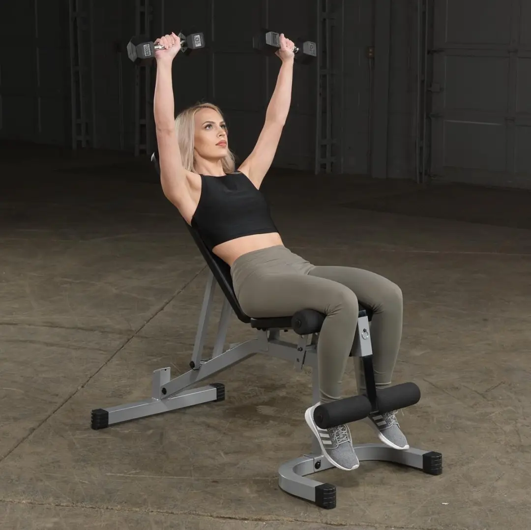 Body-Solid PFID130X Flat Incline/Decline Bench - Grijs