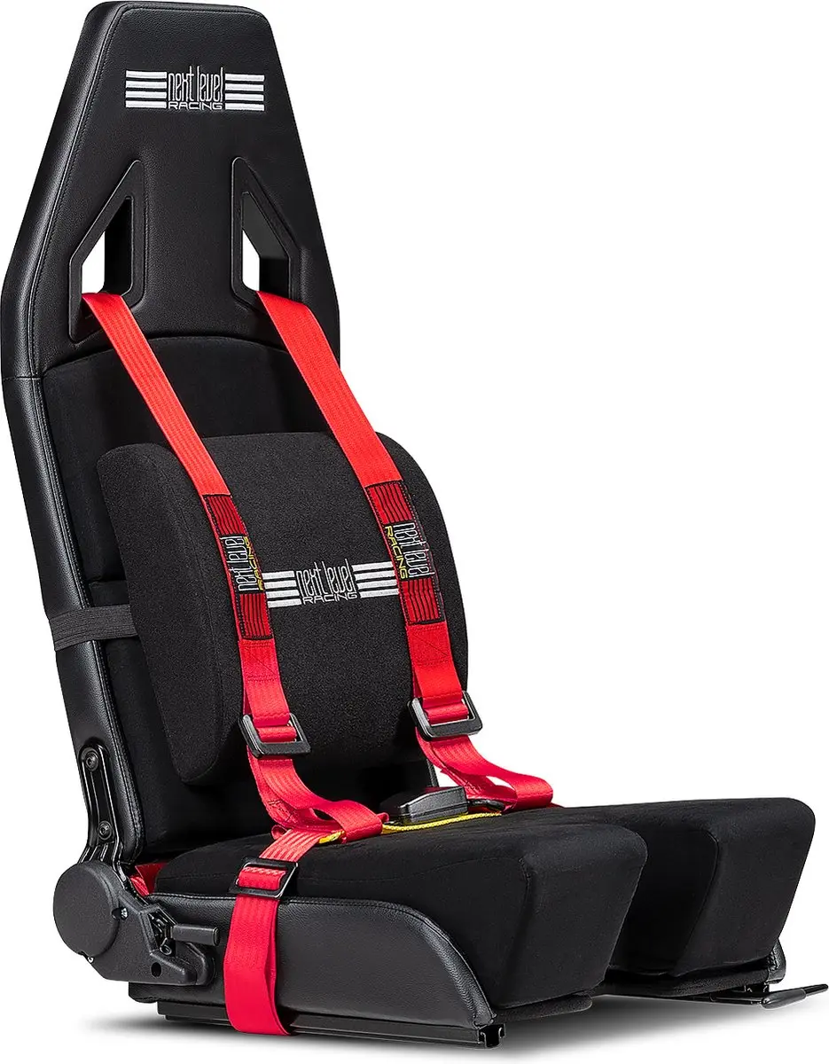 Next Level Racing NLR-S030 Vluchtsimulator Stoel - Zwart/Rood