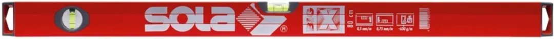 Sola Waterpas BIG X 80cm - Geel - 2 Libellen