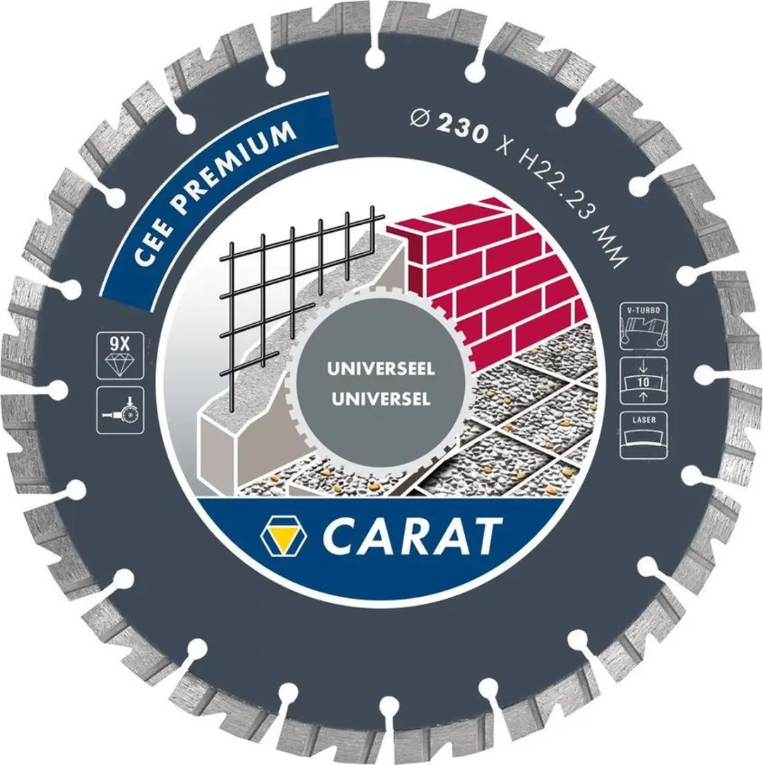 Carat Diamantzaagblad CEE 125mm x 22.23mm