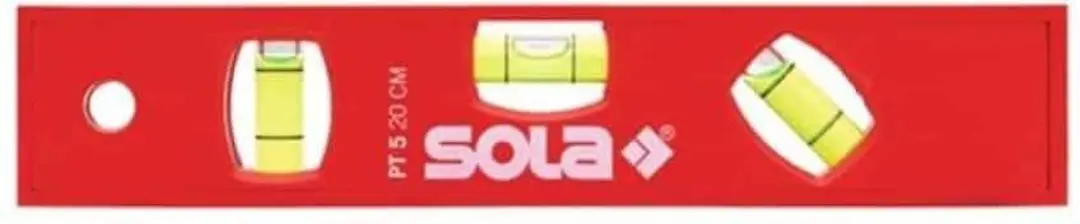 Sola Waterpas PT5 20cm - Magnetisch - Rood
