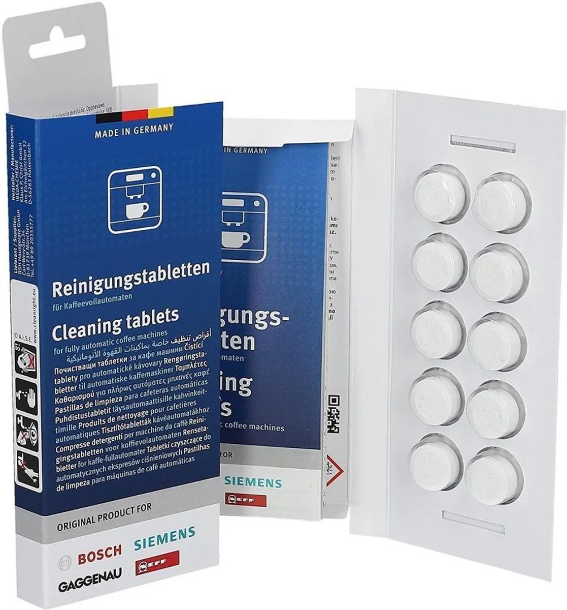 Siemens Reinigingstabletten 00312502
