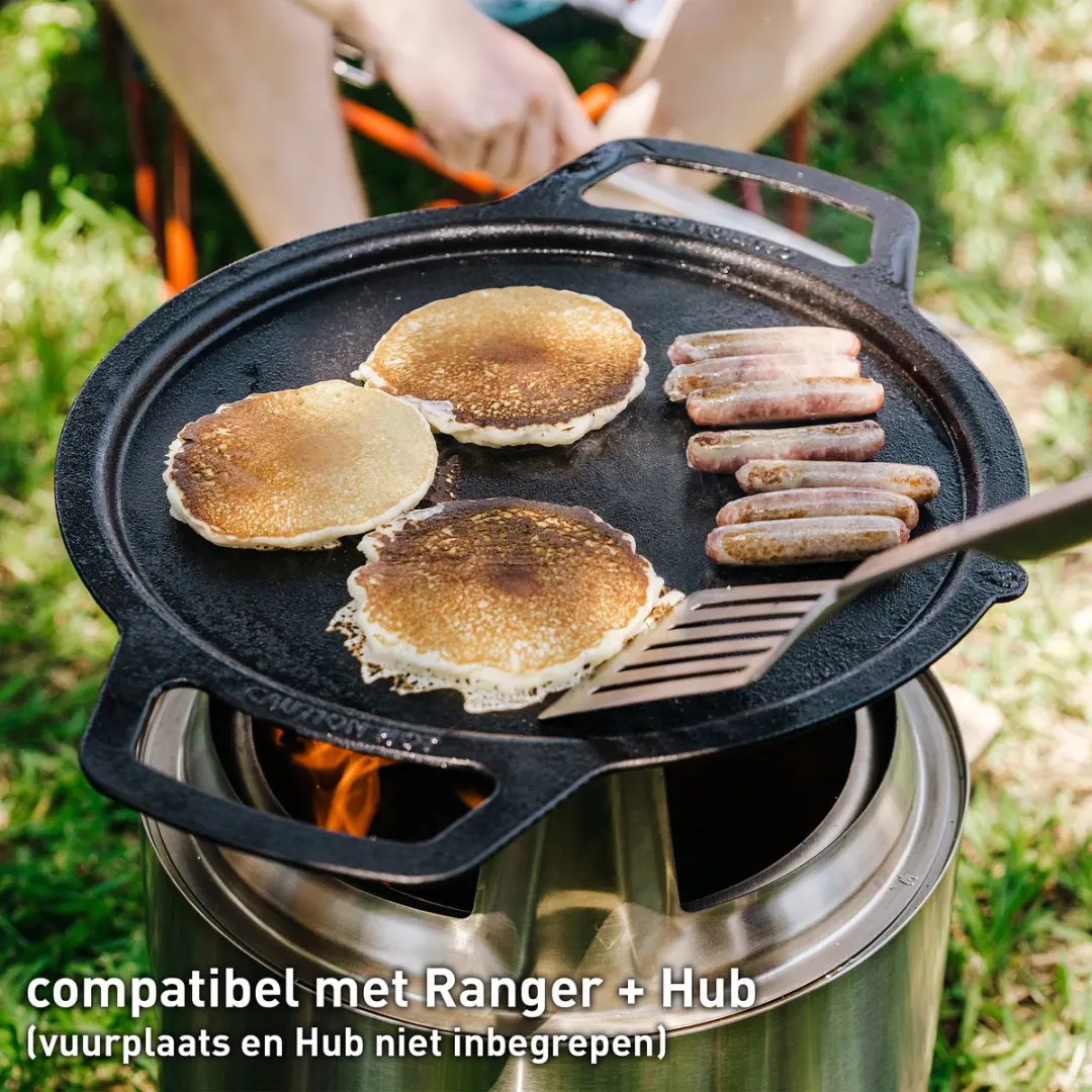 Solo Stove Gietijzeren Bakplaat Ranger - 36,2 cm - 5,7 kg - afbeelding 3 van 6