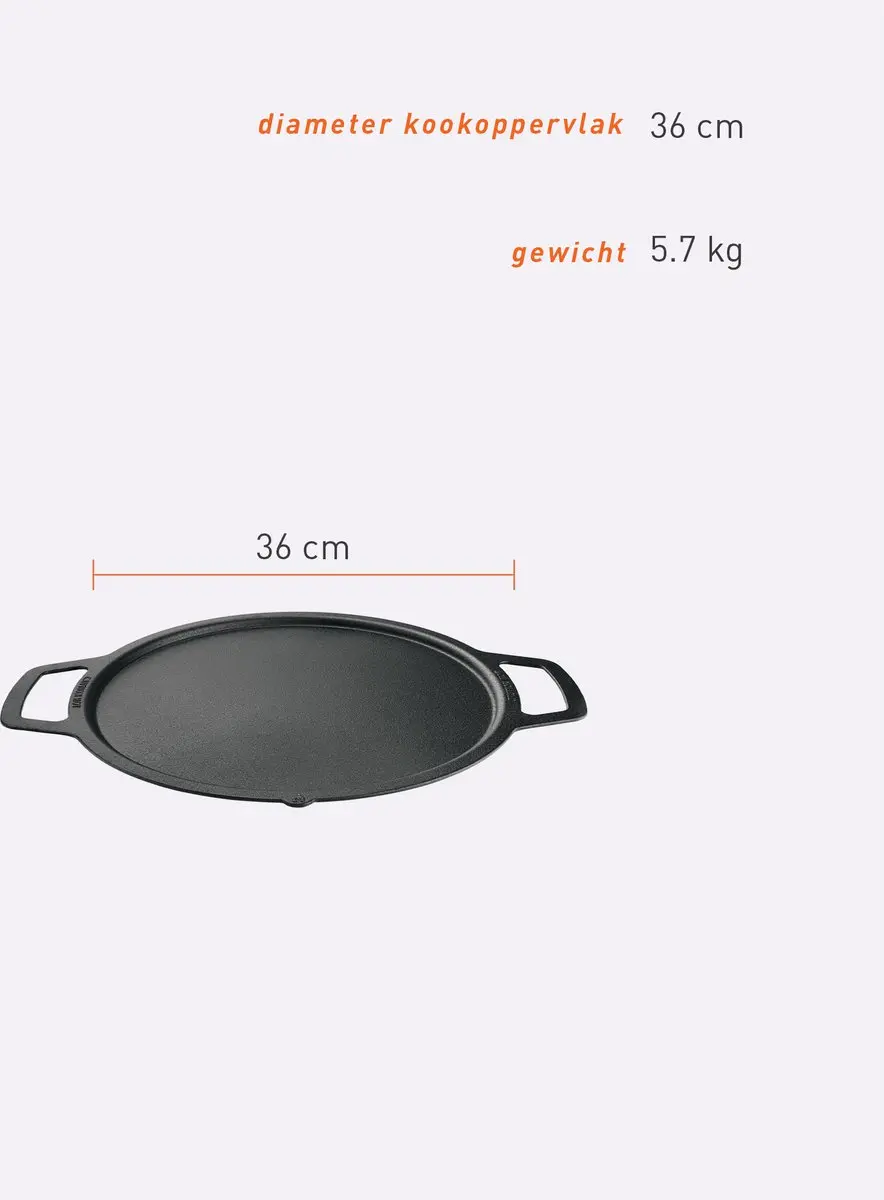 Solo Stove Gietijzeren Bakplaat Ranger - 36,2 cm - 5,7 kg - afbeelding 2 van 6