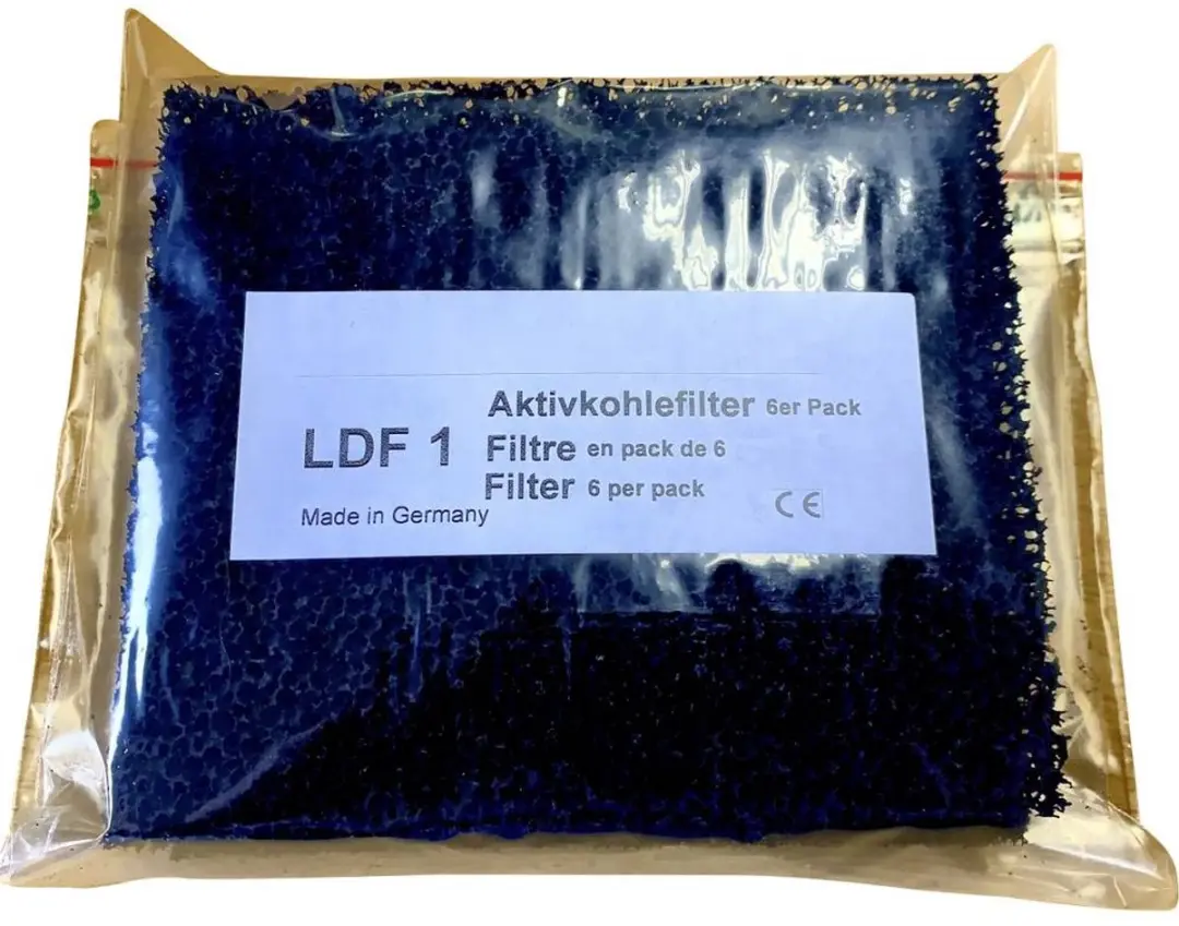 Brüder Mannesmann Actief Koolfilter 140x120x8mm - 6 Stuks