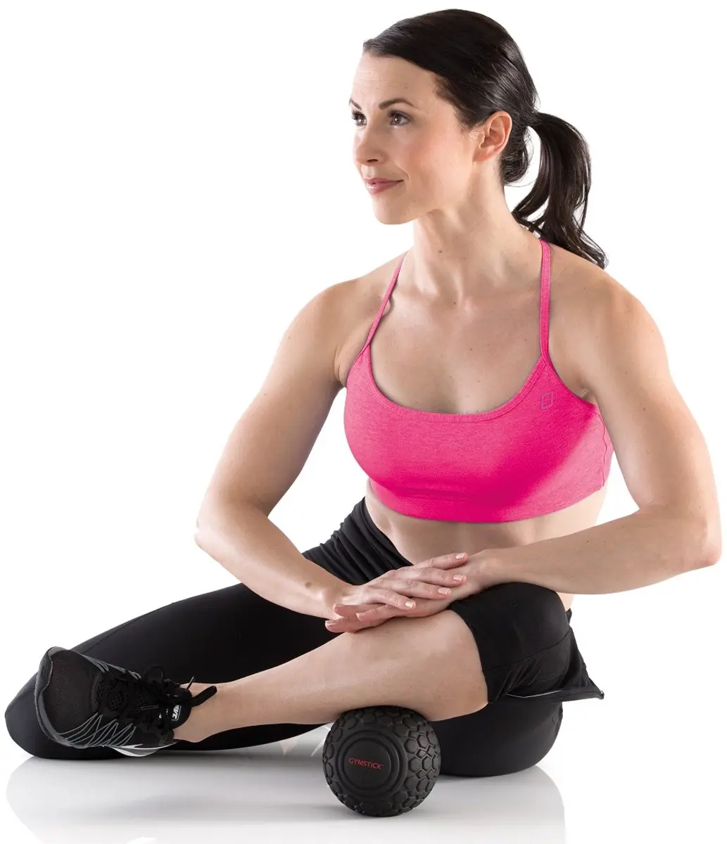 Gymstick Myofascial Massage Bal 12cm - Zwart