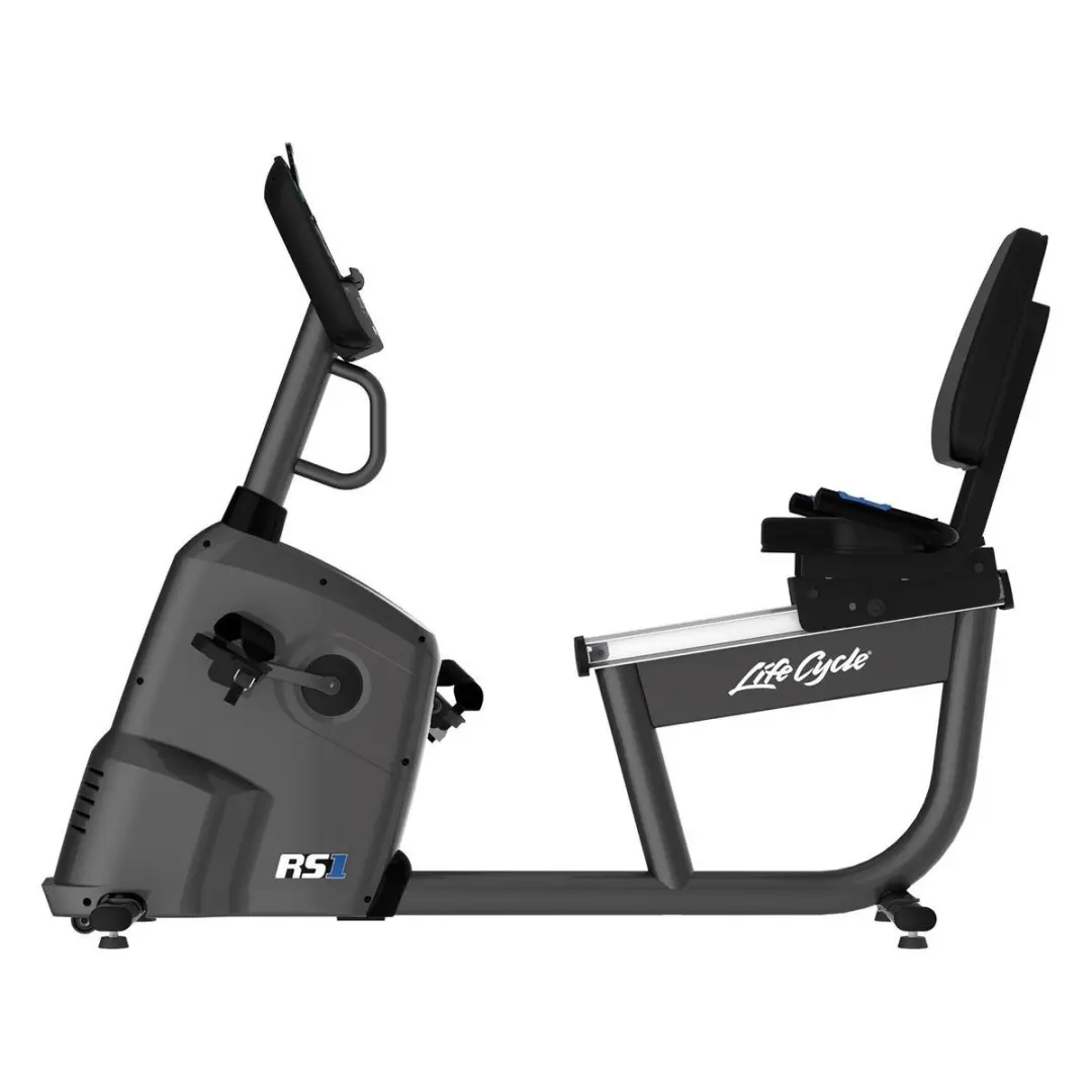 Life Fitness RS1 Lifecycle Hometrainer - 20 Niveaus - Antraciet