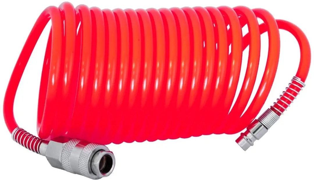 Airpress Accessoiresset 6-delig - Blaaspistool, Bandenvulmeter, Spiraalslang 5m