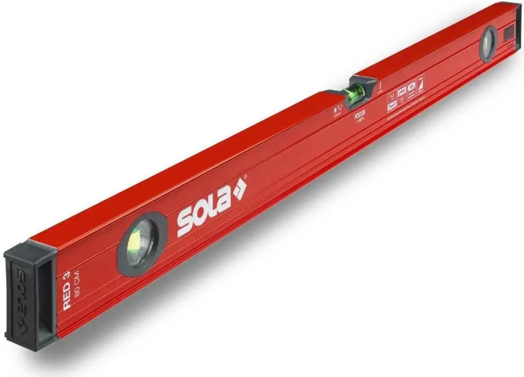 Sola RED 3 Aluminium Waterpas 01214801 - Wit