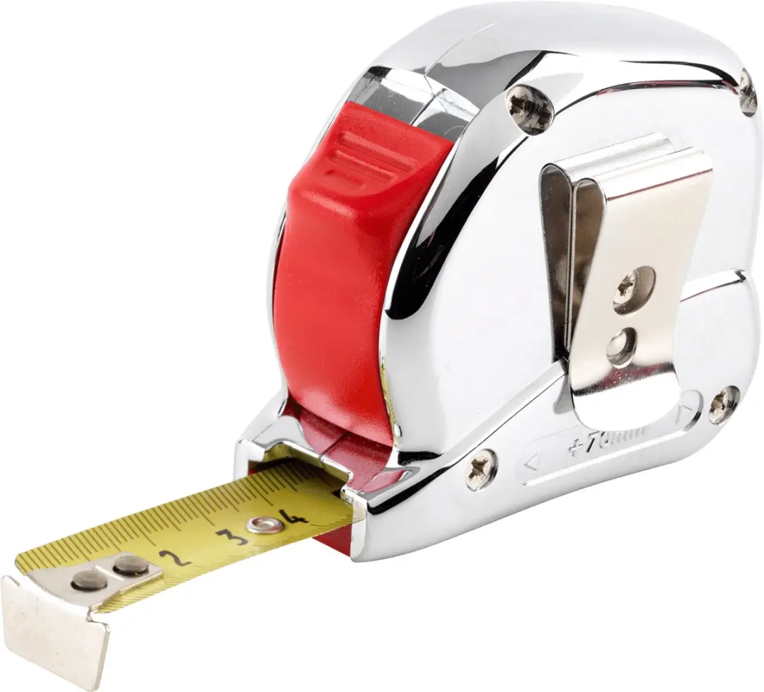 Sola Tri-Matic TM8 Rolbandmaat 8m x 25mm - 50023401 - Geel/Verchroomd
