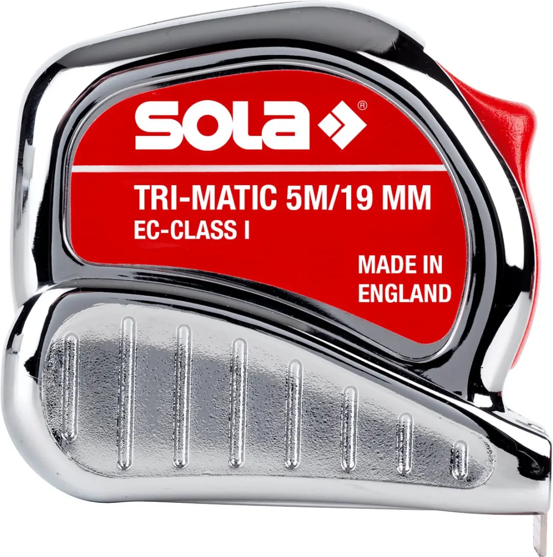 Sola Tri-Matic TM8 Rolbandmaat 8m x 25mm - 50023401 - Geel/Verchroomd - afbeelding 6 van 6