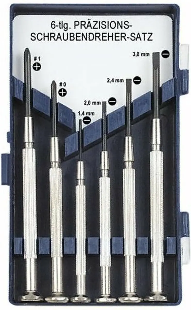 Brüder Mannesmann 4003315064206 Schroevendraaierset Precisie
