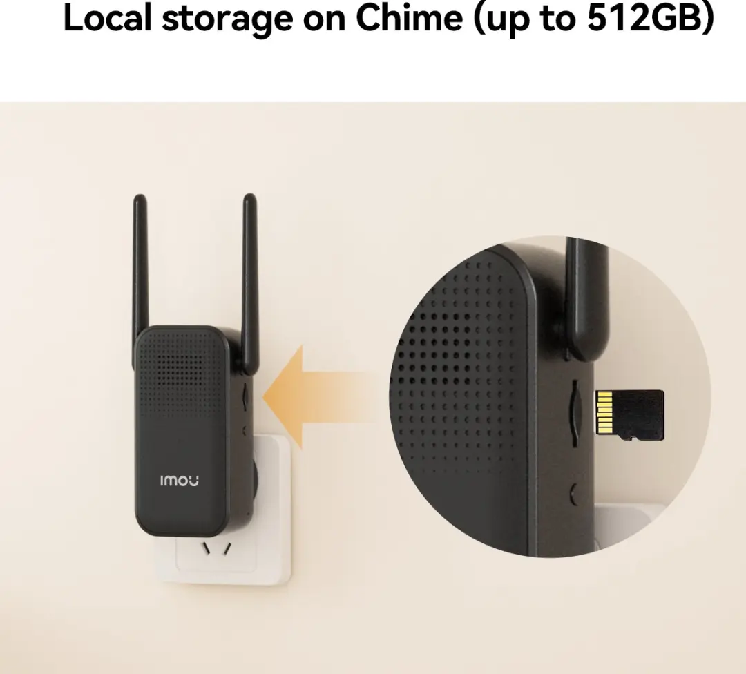 Imou Doorbell 3 DB-3EP-4M0W/DS3 Video Deurbel - 4MP QHD - Zwart - afbeelding 6 van 6
