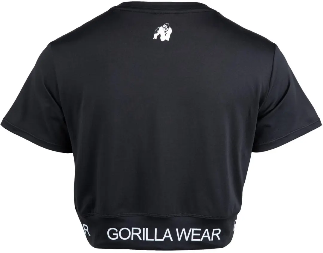 Gorilla Wear Colby Cropped T-shirt - Zwart M - afbeelding 6 van 6