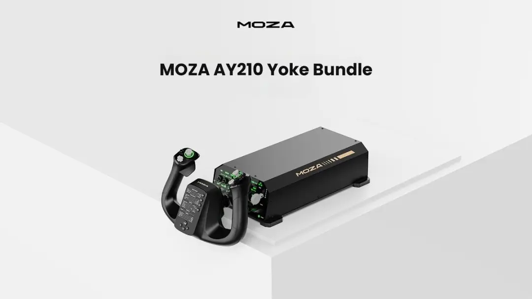 Moza Racing MFY Yoke + AY210 Force Feedback Set - 9Nm - 34 Knoppen