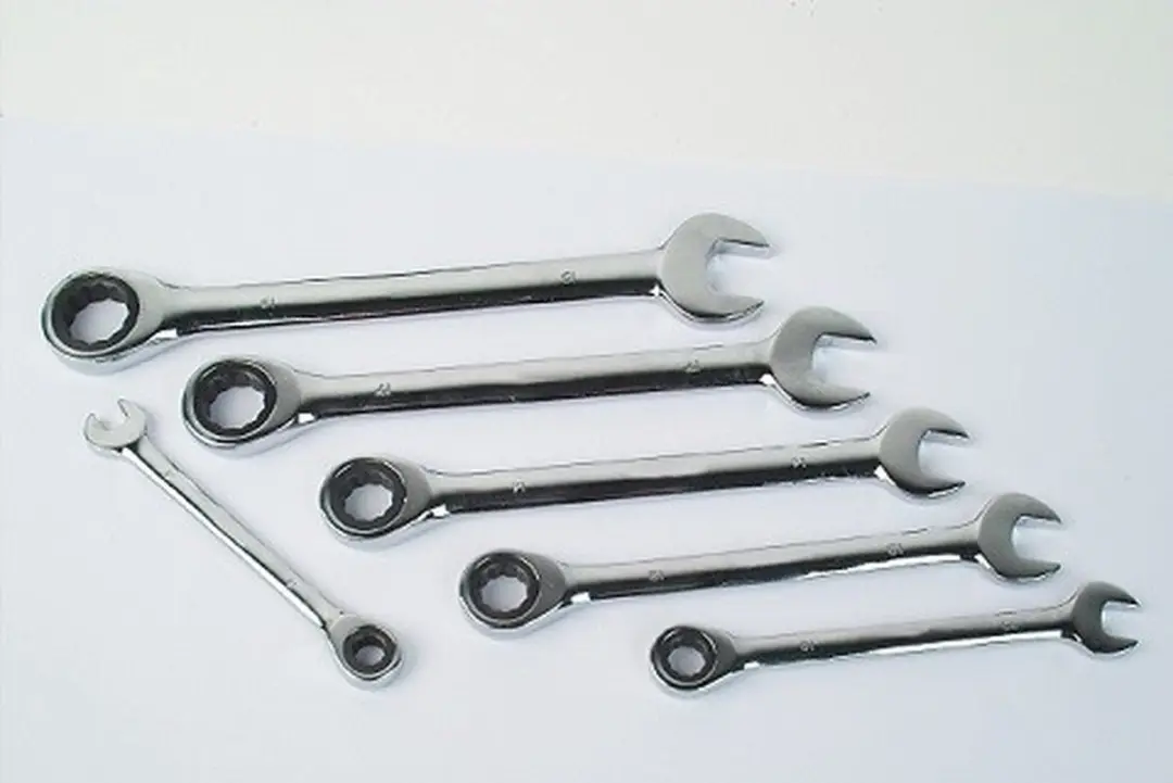 Brüder Mannesmann Ringratelsleutelset 6-delig 8-19mm