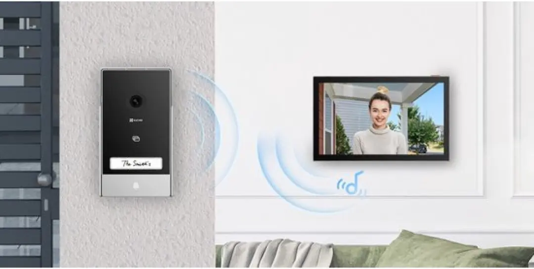 EZVIZ HP7 Video Intercom Buitencamera - 2K - Zwart