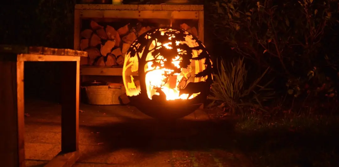 Esschert Vuurbal Laser Cut Roest Ø 58cm