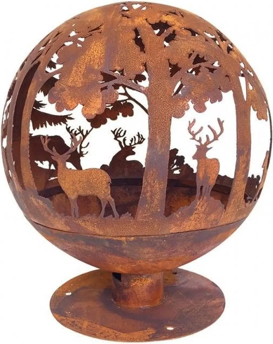 Esschert Vuurbal Laser Cut Roest Ø 58cm