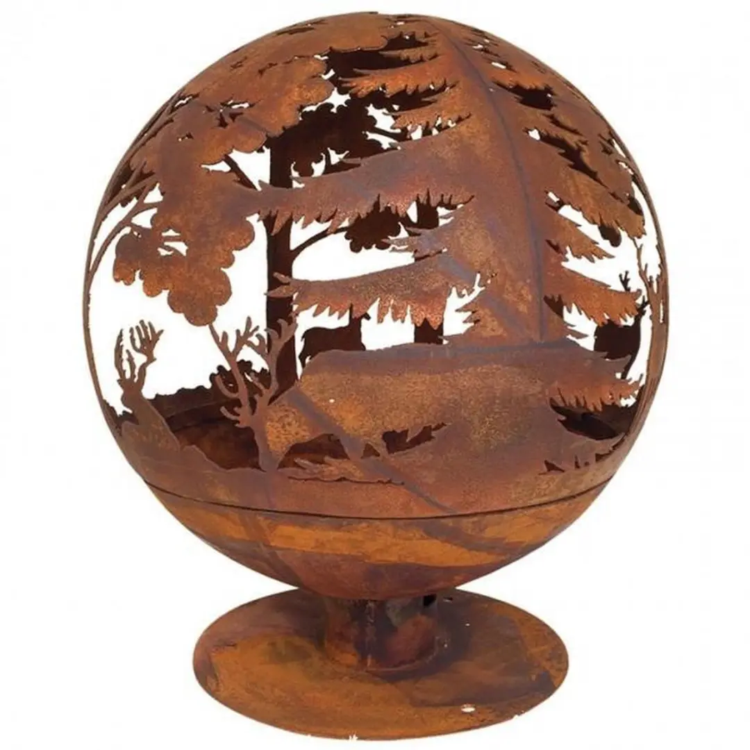 Esschert Vuurbal Laser Cut Roest Ø 58cm
