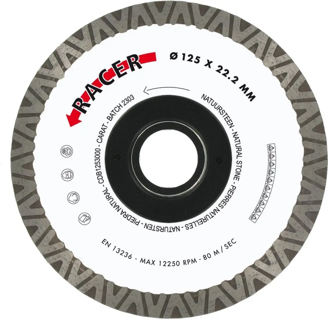 Carat CDB RACER Diamantschijf 125x22,23mm - CDBM125300