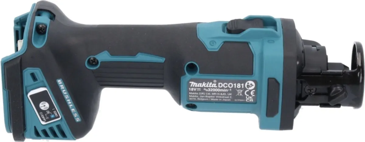 Makita DCO 181 RT Accu-Rotatiesnijder 18V - 32.000 tpm - 2x 5,0Ah