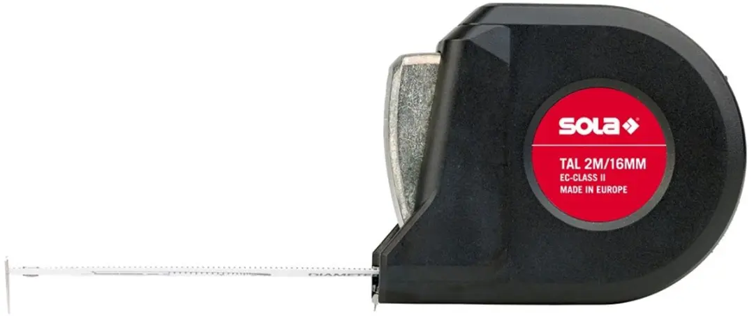 Sola Talmeter TAL 3m - 3m x 16mm Zwart