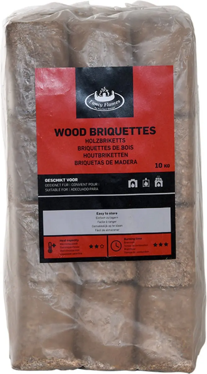 Esschert Design Houtbriketten 5x10kg