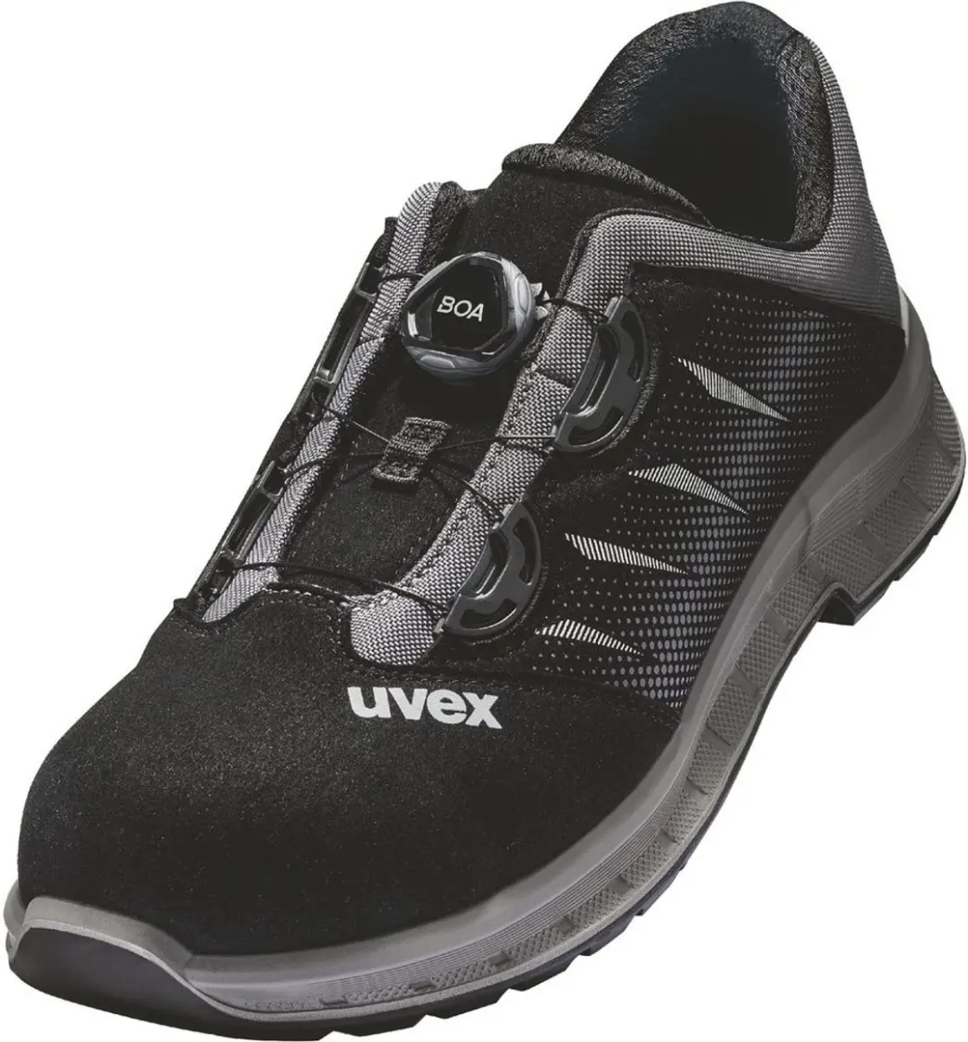 Uvex 2 Trend S3 BOA Fit System Veiligheidsschoen 43 - Zwart/Grijs