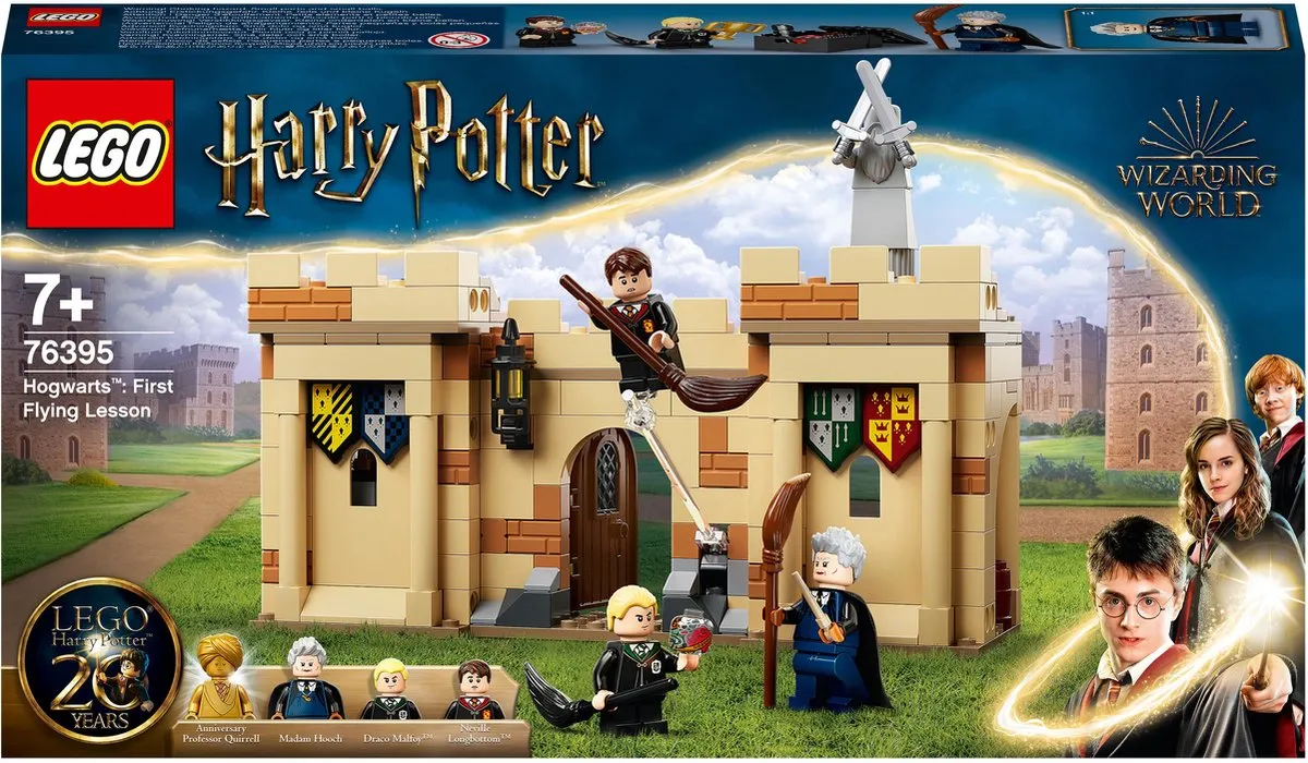 LEGO Harry Potter Zweinstein Eerste Vliegles 76395 - 264 Stukken