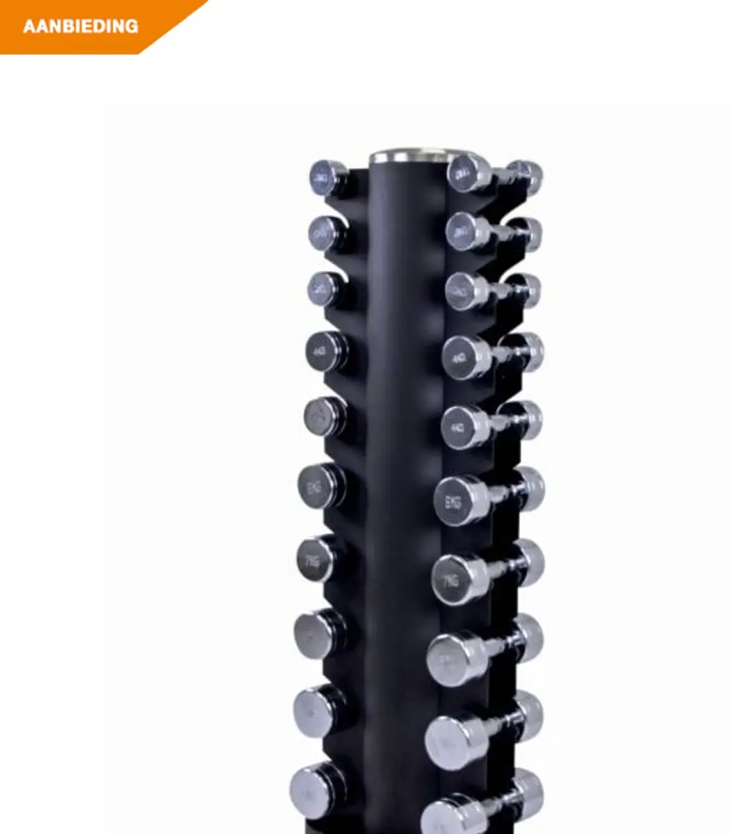 LifeMaxx Dumbbel Toren 2x1-10kg - 20 Stuks