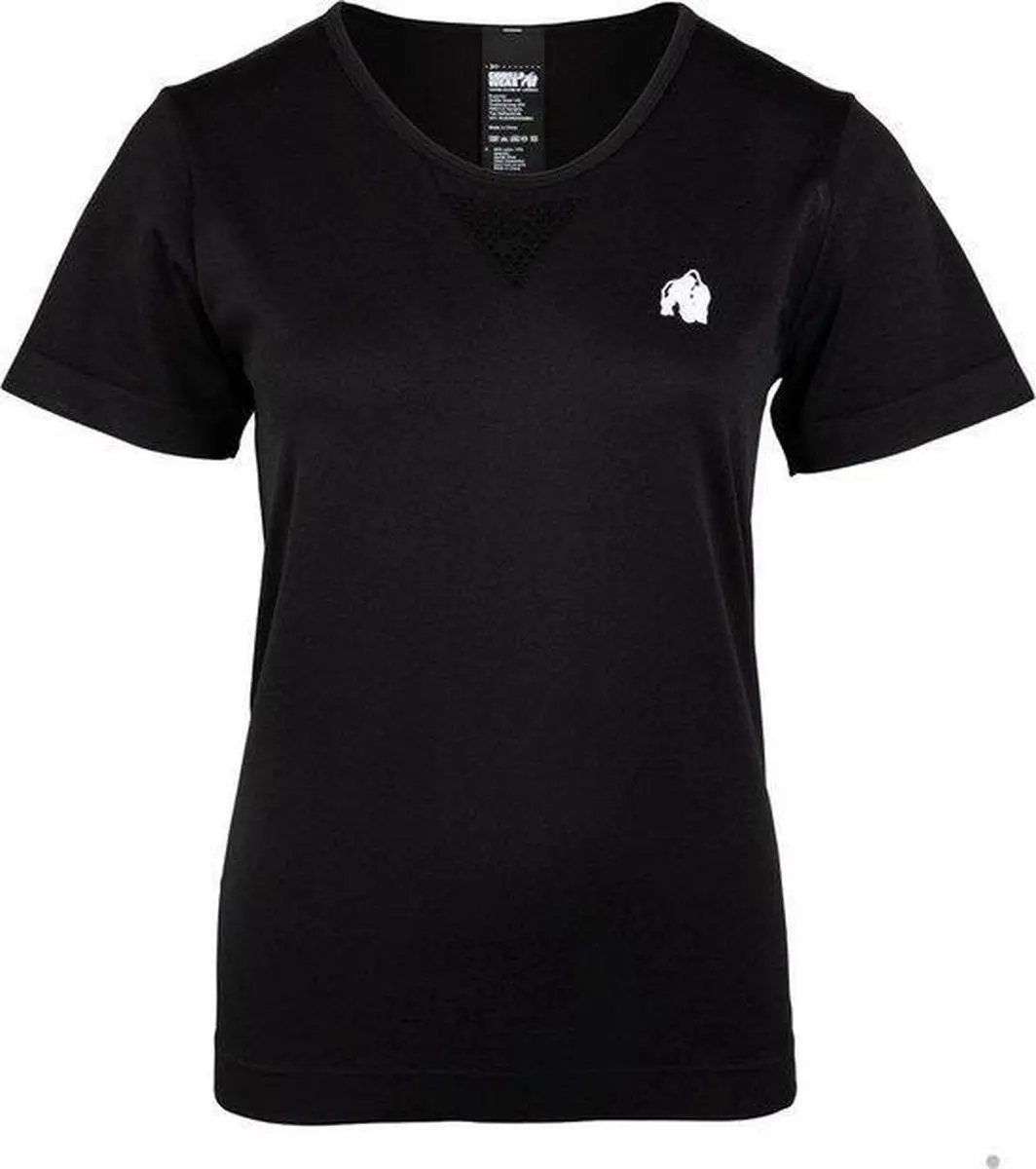Gorilla Wear Neiro Seamless T-Shirt M/L - Zwart