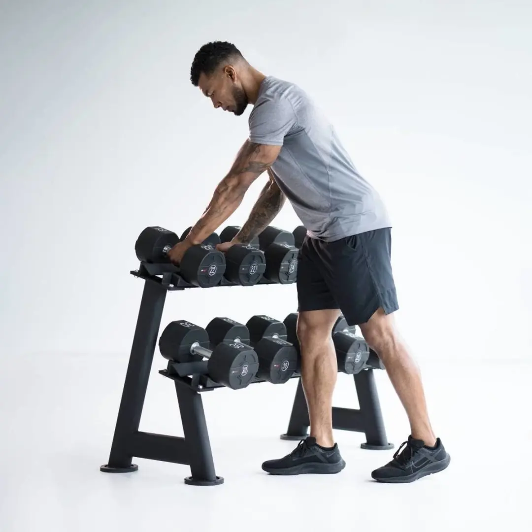 LifeMaxx LMX Dumbbellrack 10 Vakken - Zwart