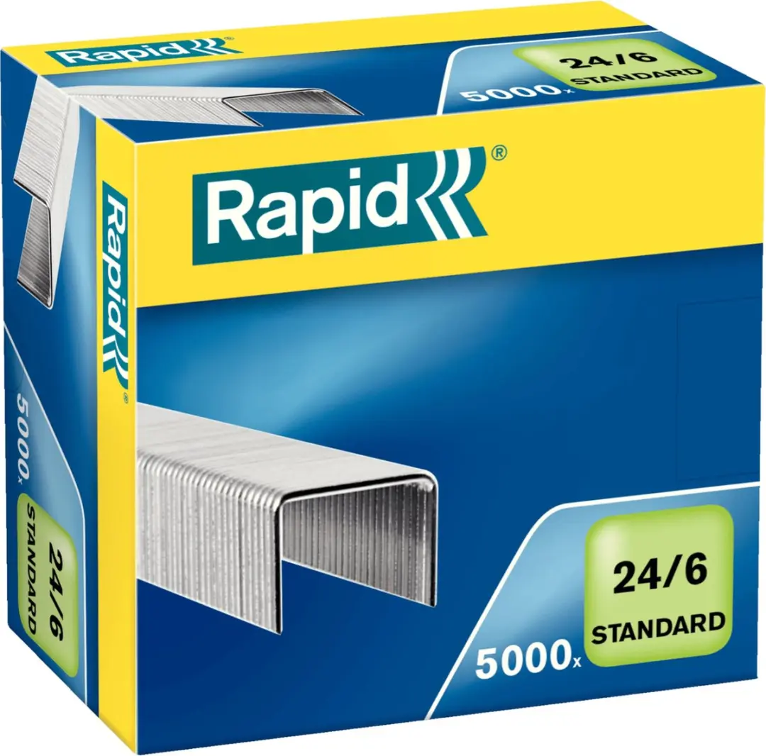 Rapid Nietjes 24/6 Gegalvaniseerd - 5.000 Stuks
