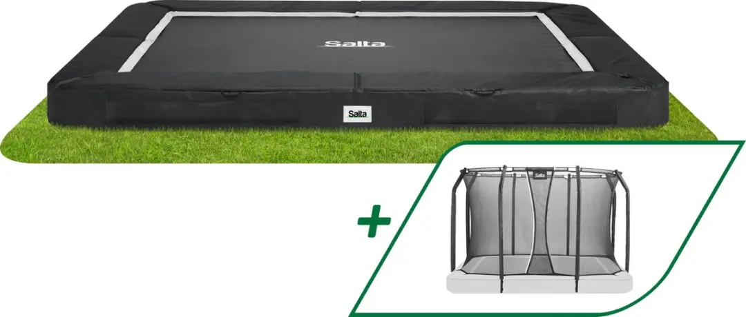 Salta Premium Ground Inground Trampoline 305x214cm