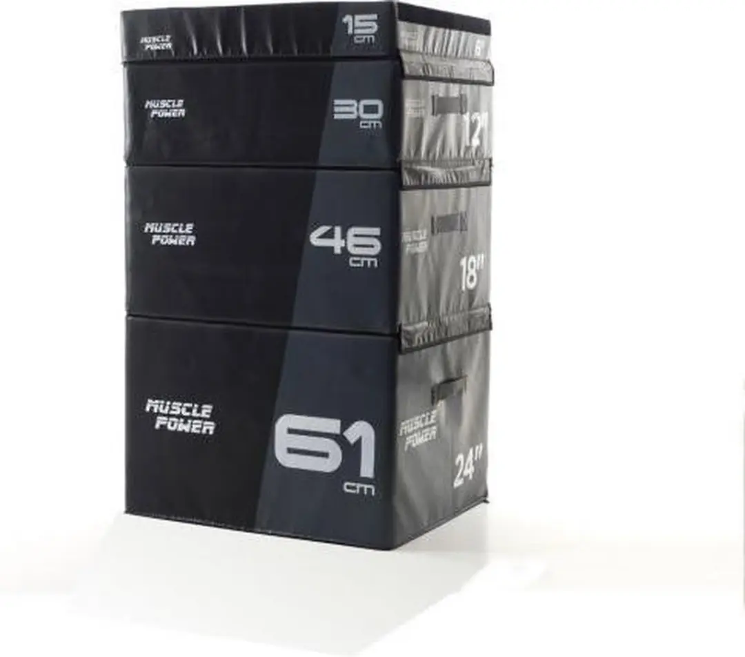 Muscle Power Safe Plyo Box Set 75x90cm