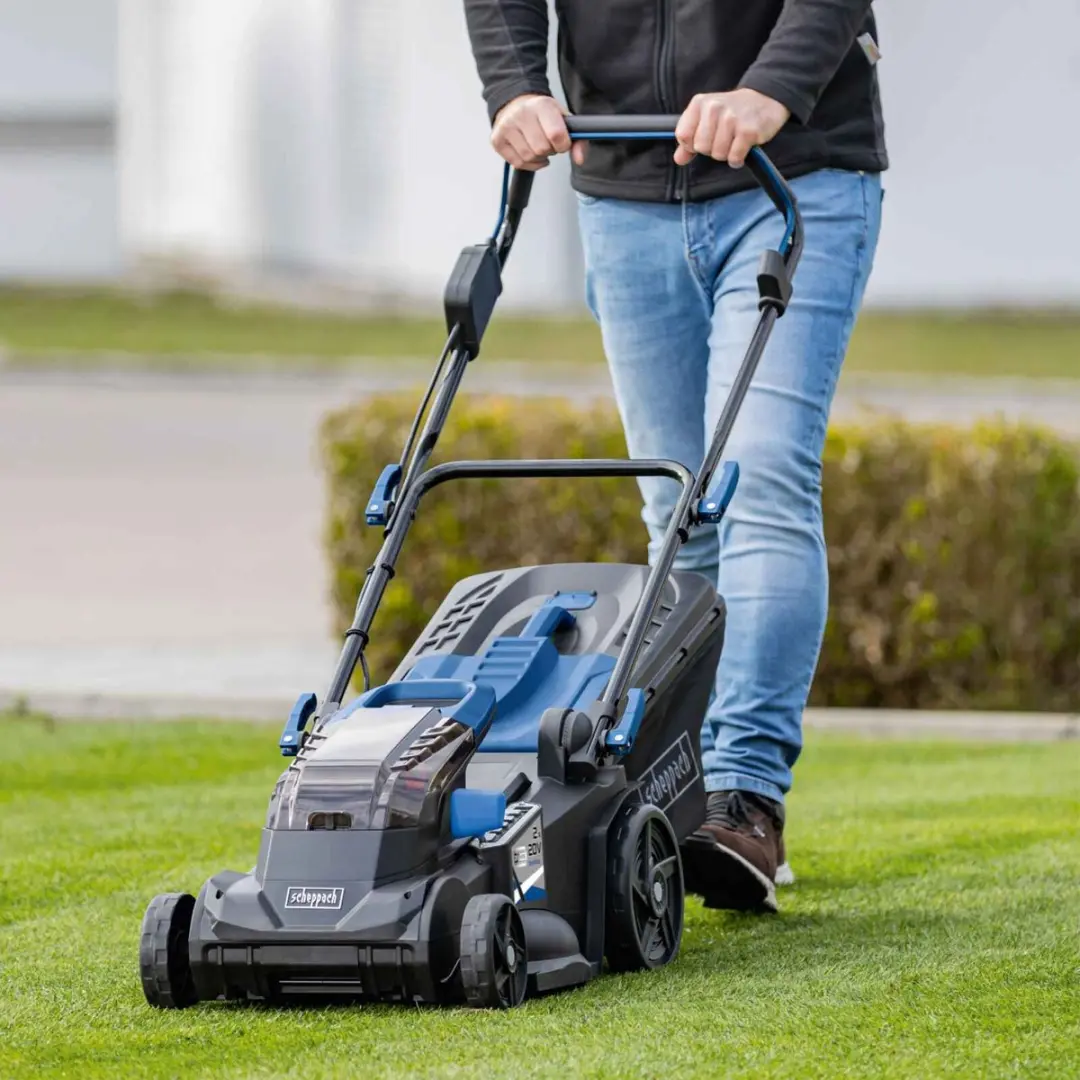 Scheppach BC-MP380-X Accu Grasmaaier - 38cm 45L - 2x20V - afbeelding 6 van 6