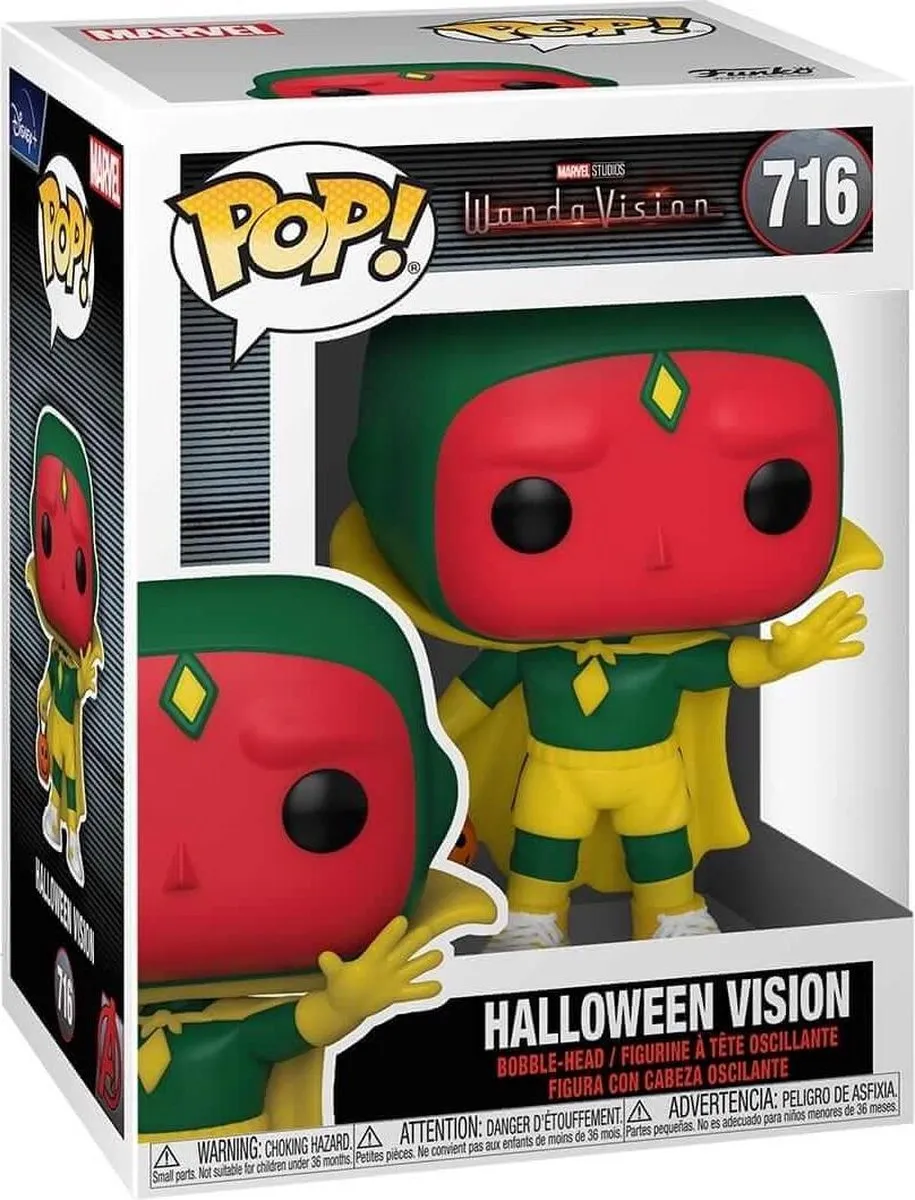 Funko Pop! Marvel Studios WandaVision Halloween Vision #716 - Multi