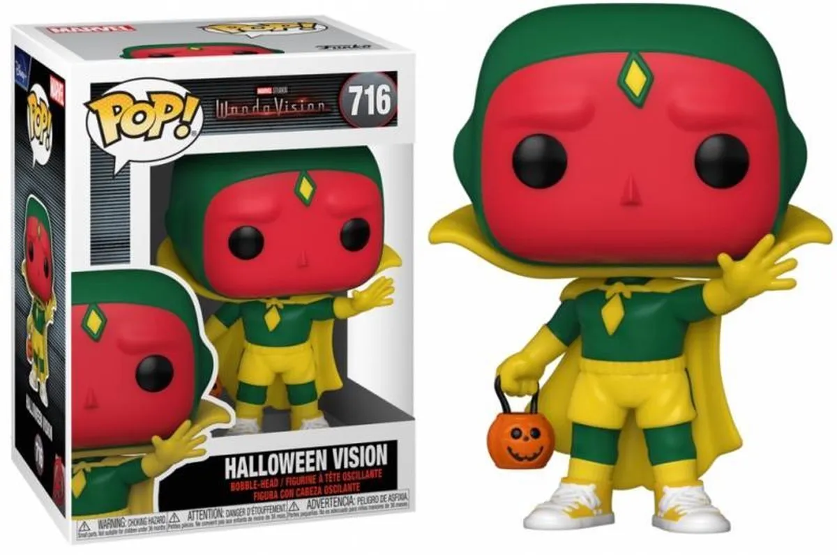Funko Pop! Marvel Studios WandaVision Halloween Vision #716 - Multi