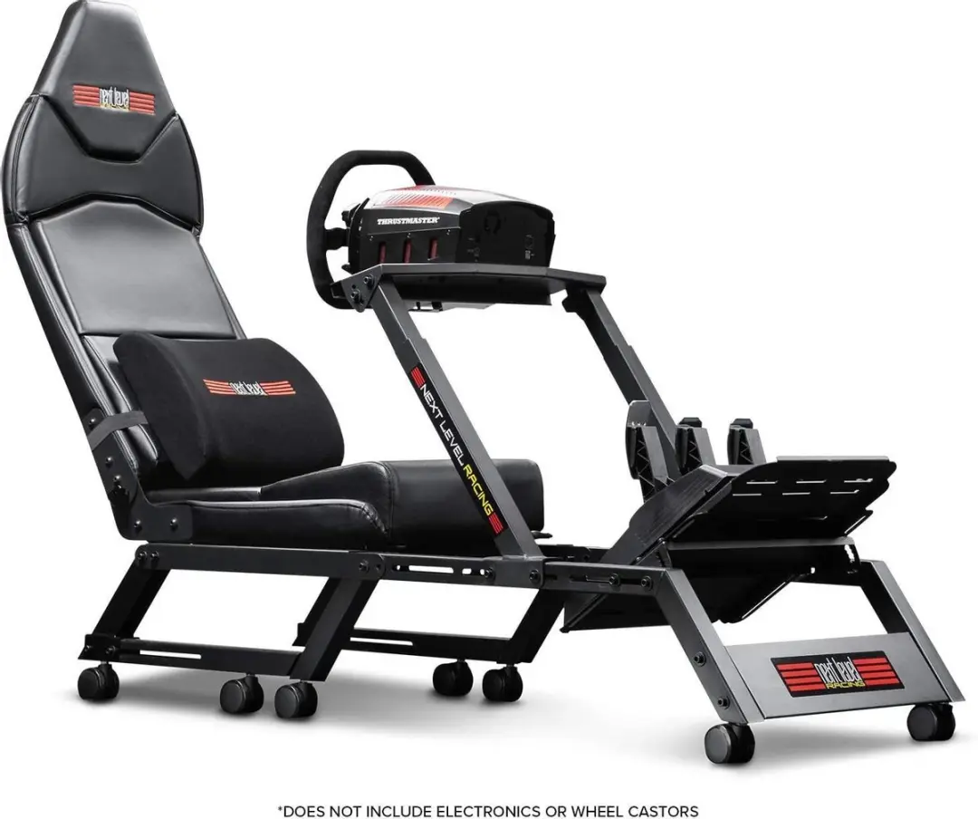Next Level Racing F-GT NLR-S010 Racestoel Cockpit - Zwart - afbeelding 6 van 6