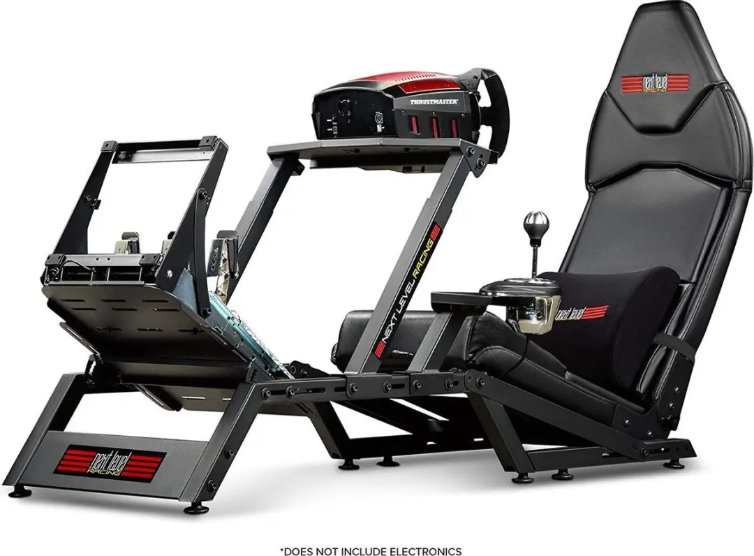 Next Level Racing F-GT NLR-S010 Racestoel Cockpit - Zwart