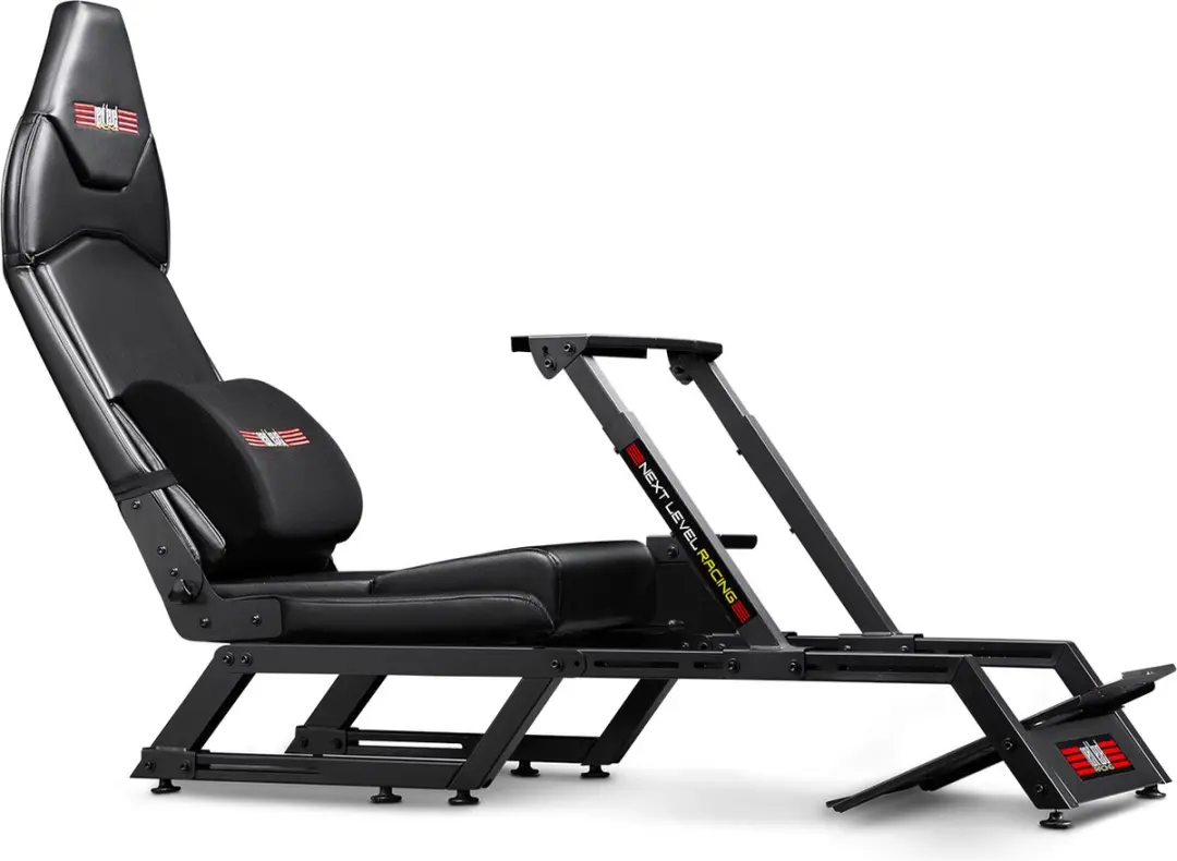 Next Level Racing F-GT NLR-S010 Racestoel Cockpit - Zwart
